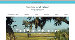 Desktop Screenshot of cumberlandislandferry.com