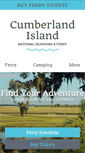 Mobile Screenshot of cumberlandislandferry.com